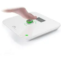 Little Balance 8154, Elektronische Personenwaage, 180 kg, 100 g, Grün, Weiß, Rechteck, Glas