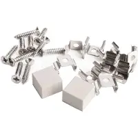 Deko-light 930531 Montageset für D Flex Line 10,0 x 10,0 mm Montageset Edelstahl 1 St.