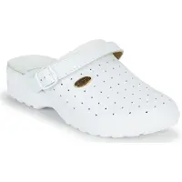 Scholl Medizinische Clogs Racy White Unisex-Schuhgröße 41