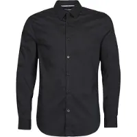 GUESS Hemd Sunset M1YH20 W7ZK1 Schwarz Slim Fit