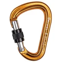 Grivel Delta K5n Screw Lock Snap Hook Orange