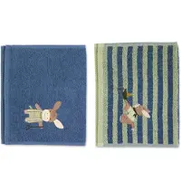 Sterntaler Kinderhandtuch Doppelpack Emmilius mittelblau 50 x 30 cm 7162186_365