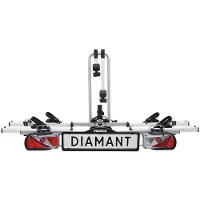 Pro User Diamant, Fahrradträger, Hinterer Anbau, Aluminium, Stahl, Silber