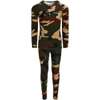 Nordbjørn Verbier Funktionsunterwäsche Bambus, Camo Classic, 90