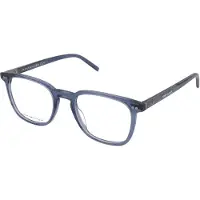 Tommy Hilfiger TH1814 Herren-Brille inkl. Gläser Vollrand Eckig Kunststoff-Gestell 51mm/20mm/150mm, blau