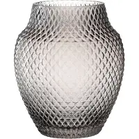 Leonardo Vase "Poesia" in Grau - (H)22,5 x Ø 19 cm - onesize