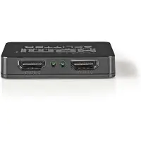 Nedis Vspl34002bk Hdmi-splitter 2 Anschlüsse Hdmi-eingang Auf 2x Hdmi-ausgang 4k Abs/pvc 30hz
