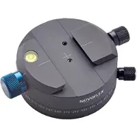Novoflex Panoramaplatte mit 0-36 Stufen und Schnellspanner, 360 Grad Markierung