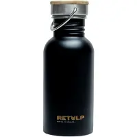 Retulp Wasserflasche - Schwarz - 500 ml