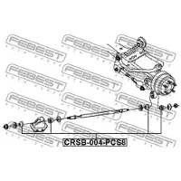 FEBEST Lagerung, Lenker CRSB-004-PCS8