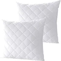 Dreams Microfaser Kopfkissen gesteppt - 80 x 80 cm - 2er-Set - Weiß