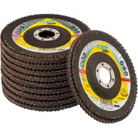 Klingspor Klingspor, Schleifmittel, 1x 10 SMT 644 Schleif- mopteller 125x22,23 mm Korn 80 (80)