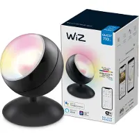 WiZ Connected Squire Tischleuchte, Intelligente Tischleuchte, Wi-Fi/Bluetooth, Weiß, Wi-Fi 4 (802.11n), 802.11b, 802.11g, LED, Kunststoff
