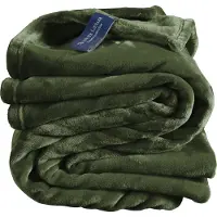 De Witte Lietaer Tagesdecke Cosy Khaki-150 x 200 cm