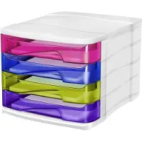 Cep Schubladenbox HAPPY, 4 Schbe, bunt