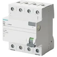 Siemens 5SV4344-0GV01 FI-Schutzschalter, 4-polig, Typ AC, In: 40 A, 30 mA, Un AC: 400 V 5SV43440GV01 - 18 Stück