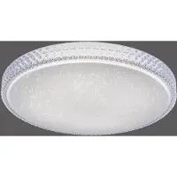 Leuchten direct Deckenlampe Deckenleuchte Kristalllampe dimmbar Fernbedienung Smart LED D 60 cm