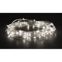 Konstsmide 3143-113 Mini-lyskæde Udvendigt via strømdrift Antal pærer 160 LED (RGB) Varmhvid