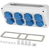 Hensel MI Anschlussdose 8x16A 2P PE 230V Schuko 300mm - Mi CB 18