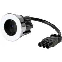 Kopp 939702017 VersaDOT - Einbausteckdose, GST-Stecksystem-Stecker, Farbe:weiß