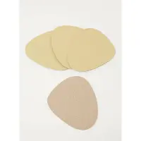 Lind DNA Untersetzer Glass Mat Curve Hippo Gold (4er Set)