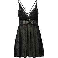 Hunkemoller Babydoll Beatriz Schwarz