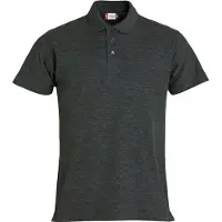 Clique Herren Basic Poloshirt aus Baumwolle mit 3er-Knopfleiste, strapazierfähig