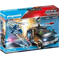 Playmobil 70575 Polizeihubschrauber Verfolgung Von Getarntem Fahrzeug