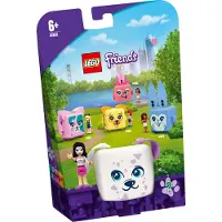 LEGO 41663 Friends Magische Würfel Emmas Dalmatiner-Würfel, ideal als kleines Geschenk für Kinder ab 6 Jahre, Spielzeug mit Tierfigur und Mini-Puppe