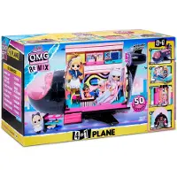 Mga L.O.L. Surprise! OMG Remix Plane, Weiblich, 4 Jahr(e), Junge/Mädchen, Lichteffekte, Mehrfarbig