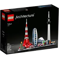 LEGO 21051 Architecture Tokio Skyline-Kollektion, Bausteine, Basteln für Kinder und Erwachsene, Bauset