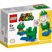 LEGO 71392 Super Mario Frosch-Mario Anzug, Upgrade, Spielzeugkostüm für Kinder ab 6 Jahren, Geschenkidee Sammlerspielzeug