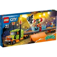 LEGO City 60294 - Stuntshow-Truck, Spielzeug-Motorrad & Tauchbecken
