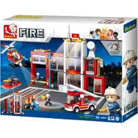 Sluban BLOCKS FIRE STATION 612 PCS