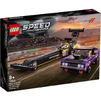 LEGO Speed Champions Mopar Dodge//SRT Dragster & 1970 Dodge Challenger, Bausatz, 8 Jahr(e), Kunststoff, 627 Stück(e), 734 g