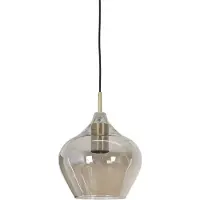 Light & Living - Hängeleuchte Rakel - Antik Bronze - Ø20cm Hängelampe - Esstischlampe - Wohnzimmerlampe - Schlafzimmerlampe - Wohnzimmer