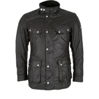 Barbour International Duke Wachsjacke Schwarz