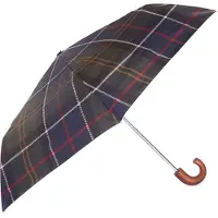 Barbour Regenschirm Tartan Grün