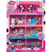 Merkloos Disney Junior Minnie Mouse Bow-Tel Hotel - Zweiseitiges Spielset mit 7 Räumen und Figuren