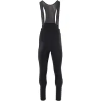 Agu Lange Fahrradhose mit Trägern - ESSENTIAL II WNDPR - Schwarz L