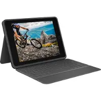 Logitech Rugged Folio, QWERTY, Nordisch, 1,8 cm, 1,2 mm, Apple, iPad (7. Generation) iPad (8. Generation) iPad (9. Generation) iPad (10. Generation) iPad (A16)