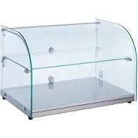 CombiSteel Show-Vitrine neutrales Tischmodell mit 45 Liter