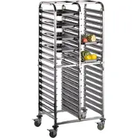 Saro Regalwagen Für Backbleche 600 X 400 Mm Modell Liam Duo, Maße: B 880 X T 600 X H 1735