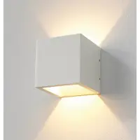 Artdelight LED up & down light Cube 10cm - white