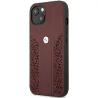 BMW Etui Bmhcp13mrsppr Iphone 13.14.15 6.1 Leather Curve Perforate Handyhülle