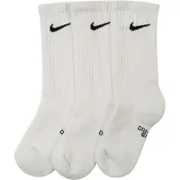Nike Y NK EVRYDAY CUSH CREW 3PR-108 WHITE/BLACK