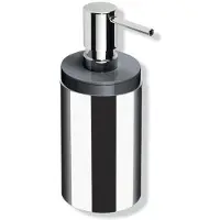 Hewi System 162 Seifenspender 162.06.1104092 200ml, Halter verchromt, anthrazitgrau