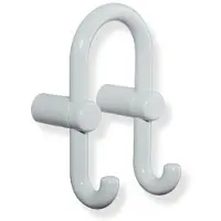 Hewi 801.90.040 95 Garderobendoppelhaken Ser 801,