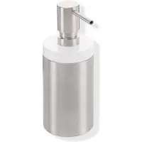 Hewi 805 Seifenspender 162.06.110XA99 200ml, Halter Edelstahl, reinweiß