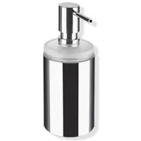 Hewi System 162 Seifenspender 162.06.110540 200ml, Halter verchromt, Glas, satiniert